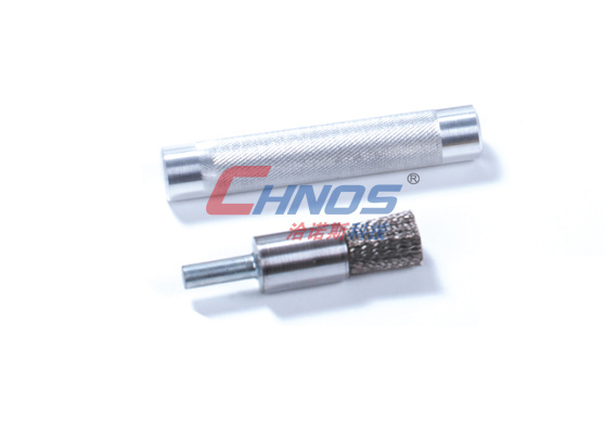 下(xià)電(diàn)極清掃刷 滾花(huā)金(jīn)屬柄